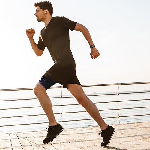 Miniatura 6 de supregear Fajas de Muslo con Soporte, Manga de Neopreno Ajustable de Compresión para Muslo, Fajas para Isquiotibiales y Cuadriceps, Soporte