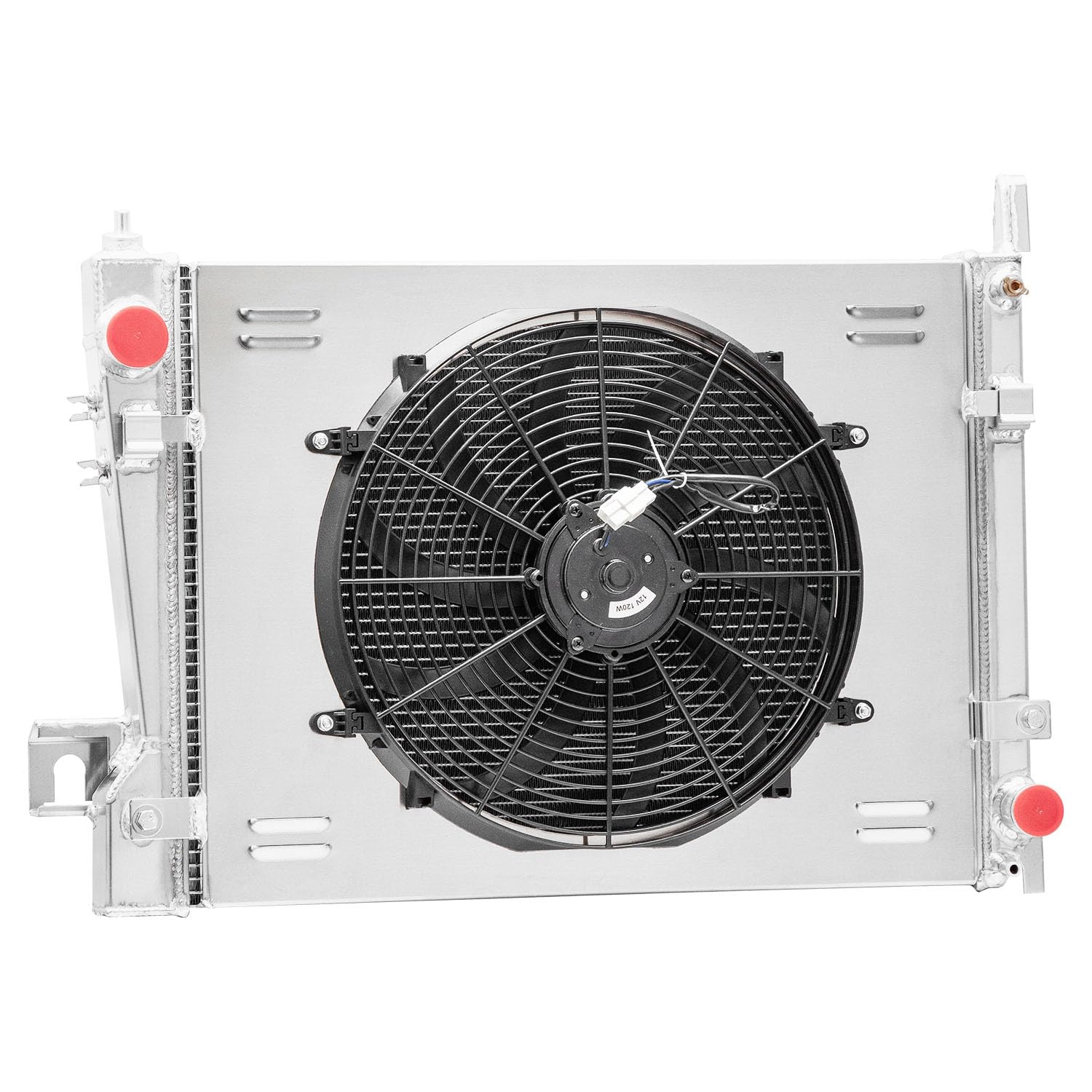 3 Row Core Aluminum Radiator for 2002 2003 2004 Dodge Ram 1500 3.7L Ram 2500 3500 5.7L Radiador Automotive Replacement Radiators Shroud Fan Relay Kit