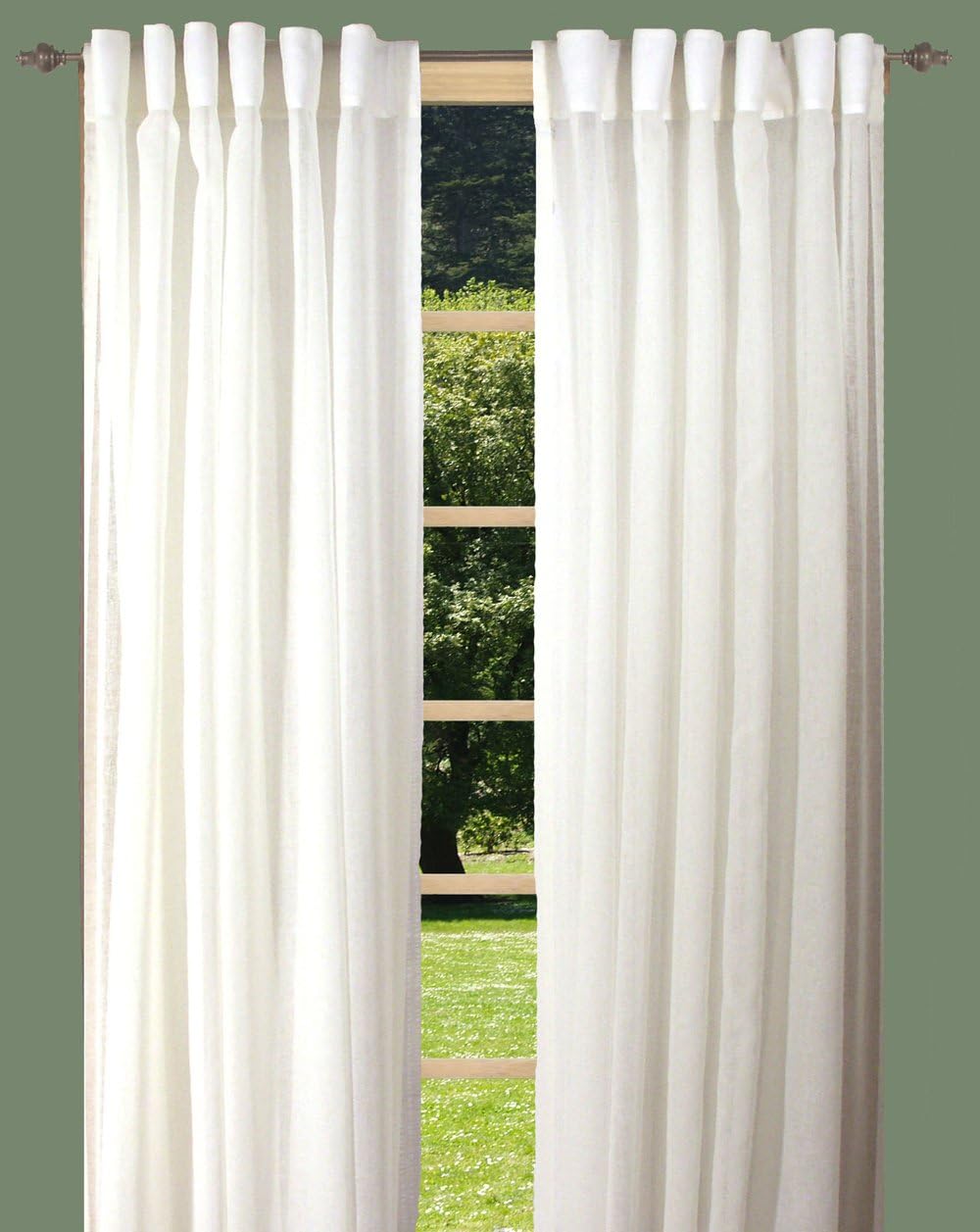 Ricardo Lucerne Semi Sheer Curtain Pairs
