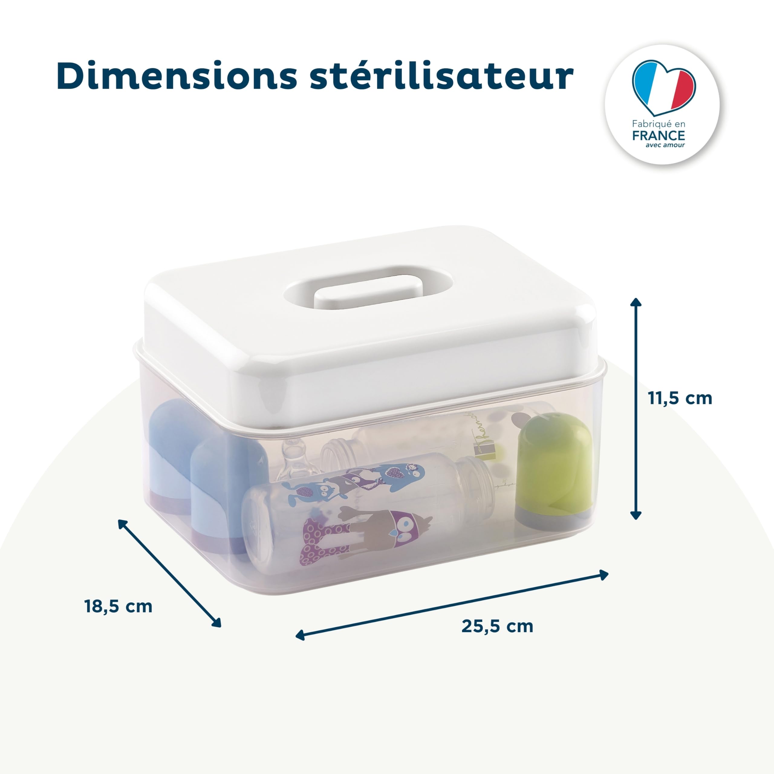 THERMOBABY Sterilizzatore Doppio Uso Bianco