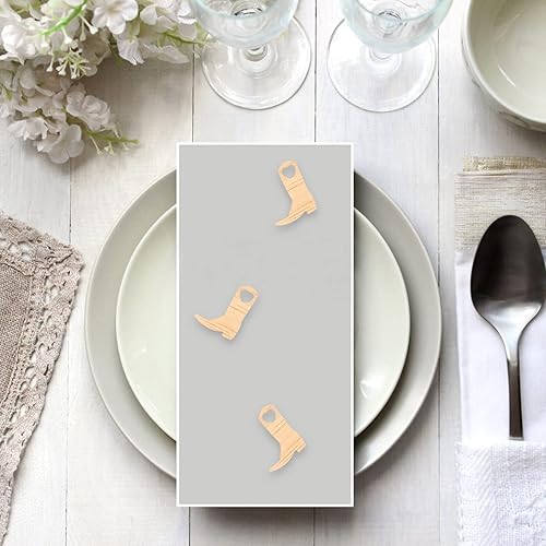 Miniatura 7 de 50 mini botas de vaquero de madera sin terminar, manualidades, recortes de bricolaje, botas de vaquero de madera, adornos para boda, fiesta, adorno