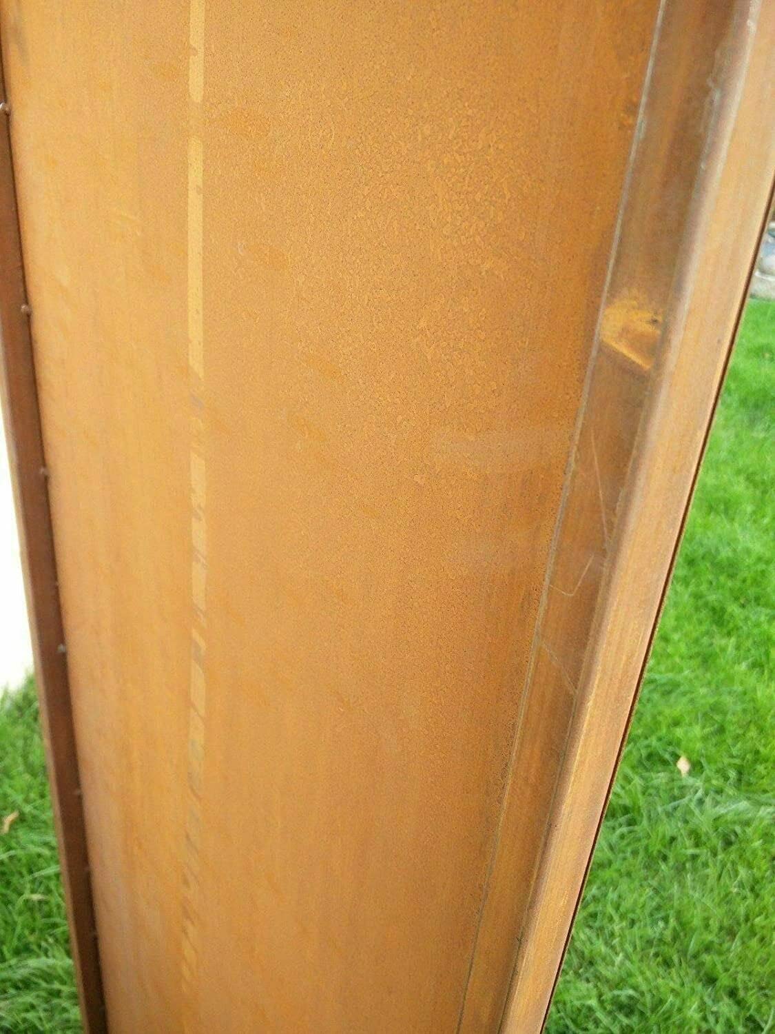 Zen Man 031912-2C patina inkijkwerende wand roest van corten staal tuin inkijkbescherming 1,6 mm b 75 x h 150 cm 18,6 kg