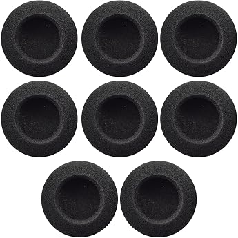8 Pieces Ear Pads for Logitech Replacement Ear Pads Suitable for Logitech 960 Headset Foam for Logitech Replacement Ear Pads for Headphones for Logitech