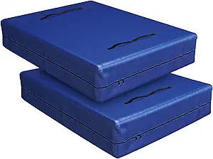 Cosy Family Mattress Bags for Moving with 8 Handles - 170GSM Extra-Thick Mattress Bag for Moving Supplies - Reusable Mattress Cover Protector Storage with Zipper, Blue, Full XL-(Pack of 2)