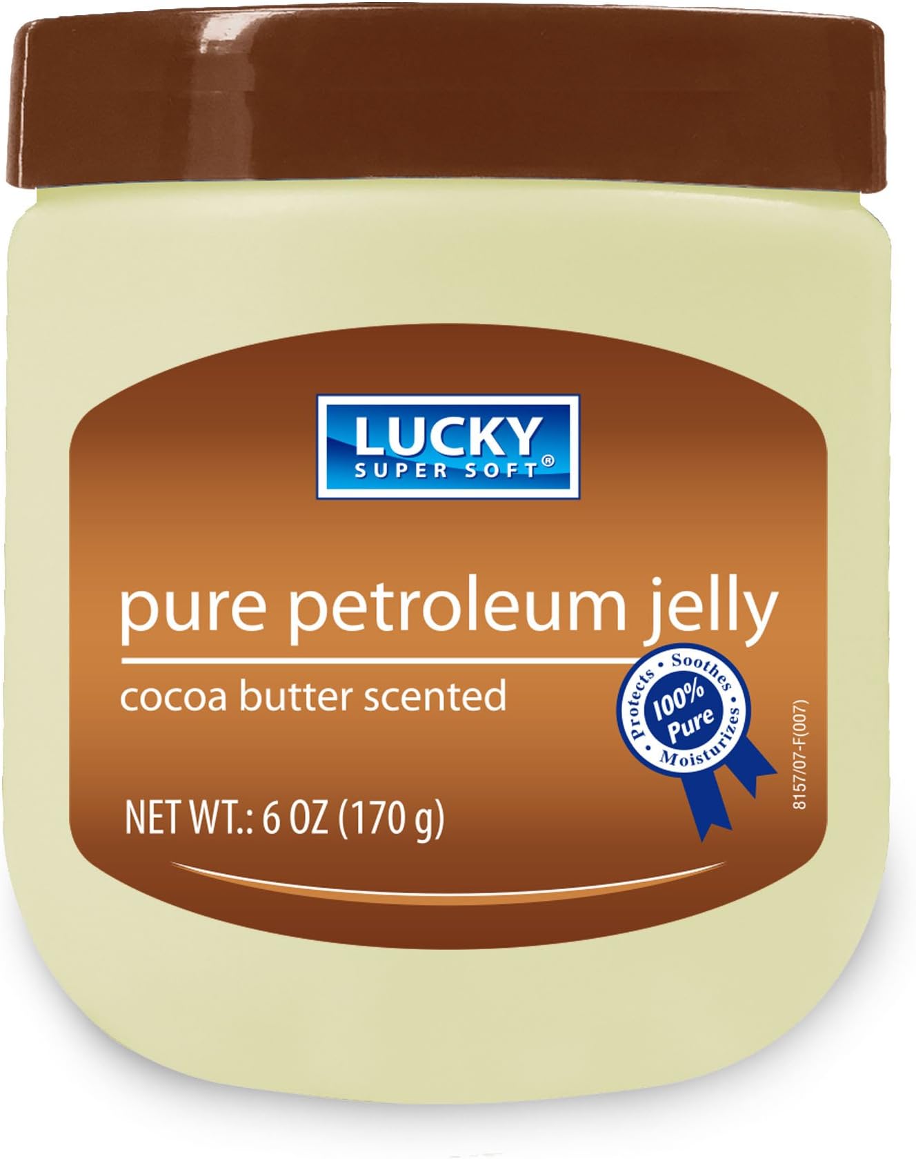 Lucky Super Soft Cocoa Butter Petroleum Jelly, 6 Ounce