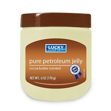 Lucky Super Soft Cocoa Butter Petroleum Jelly, 6 Ounce