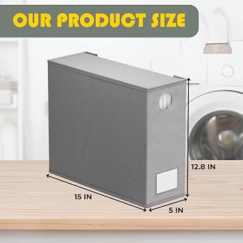 Bed Sheet Organizers and Storage, Foldable Storage Box for Queen & King Size Bedding, Duvet Covers and Pillowcases, Linen Closet Organizer with Window, Grey Sheet Set Organizer 4 Pack