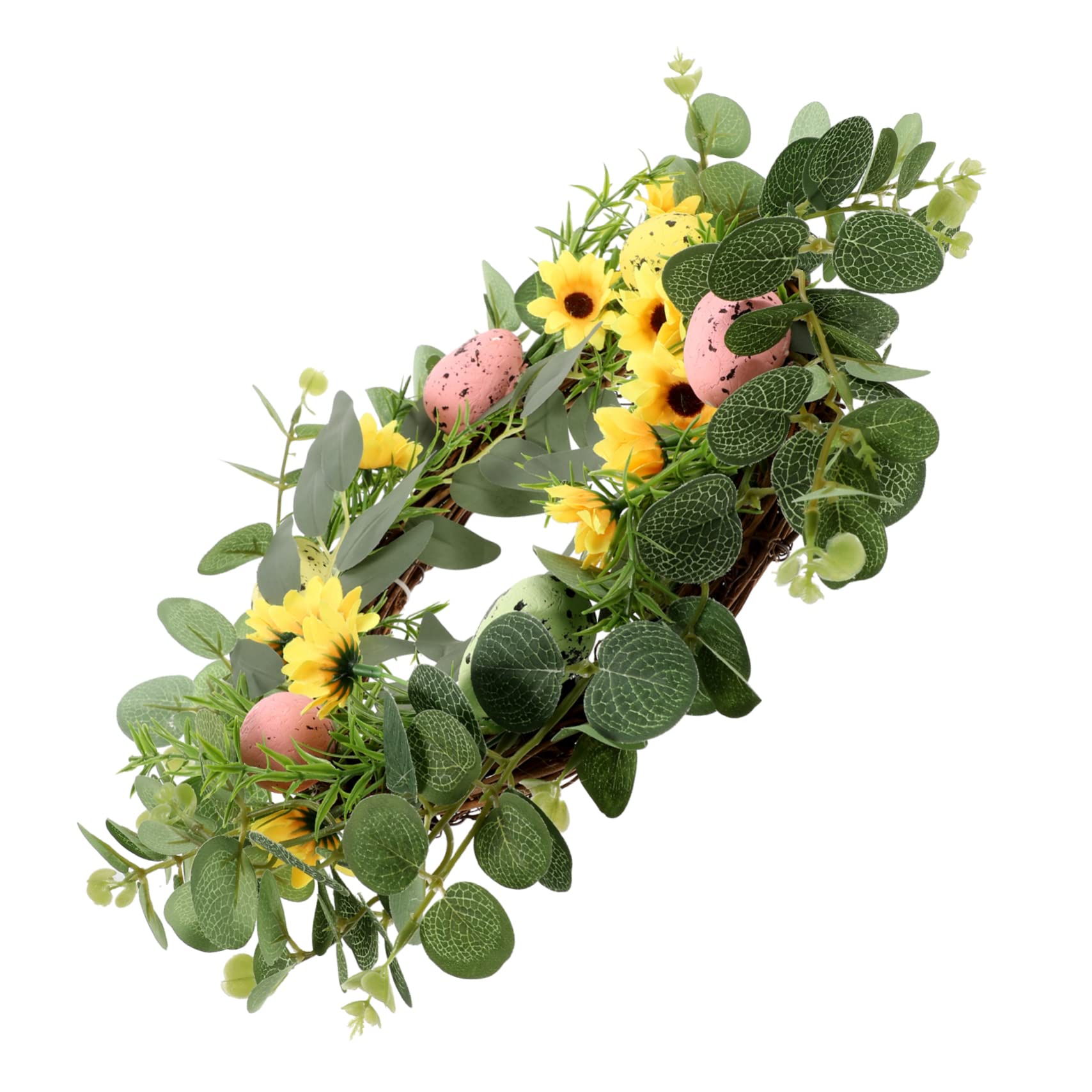 ABOOFAN 3 Pz ghirlanda pasquale easter egg pasquale ghirlande della porta d'ingresso di eucalipto fattoria arredamento ornamento ornamenti pasquali forniture pasquali