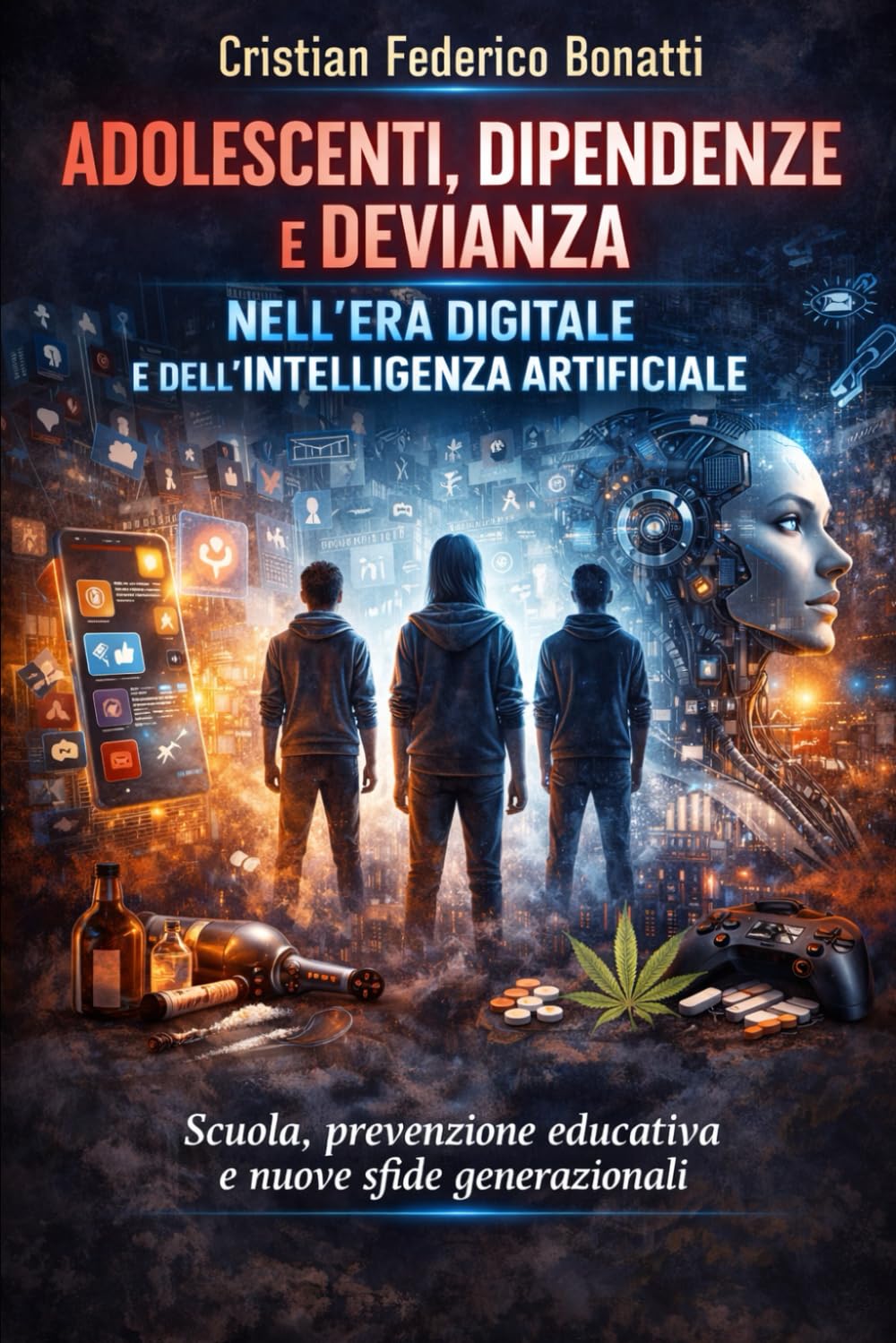 Adolescenti, dipendenze e devianza nell’era digitale e dell’Intelligenza Artificiale: Scuola, prevenzione educativa e nuove sfide generazionali (Italian Edition)      Paperback – February 18, 2026
