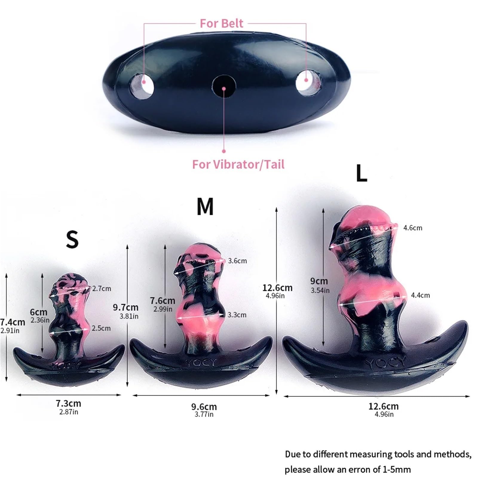 Orse Dildo Mouth Gag 10 Modes Bullet Vibrator Adjustable Leather Strap Sex Toy for Couple Game Bondage Muzzles(L-Vibe)