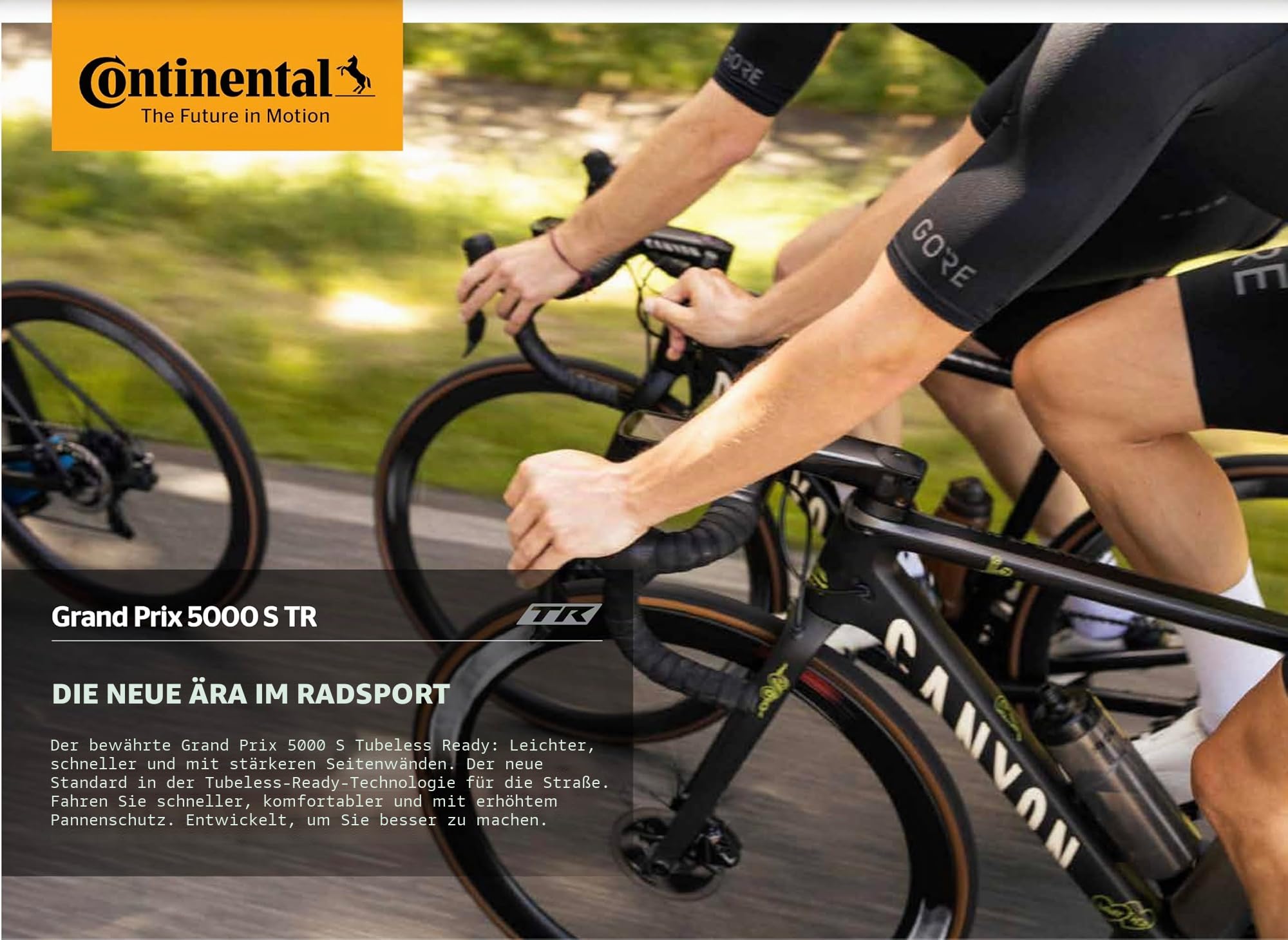 Continental Grand Prix 5000S TR Faltreifen // 30-584 (650x30B)