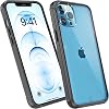 REBEL Clear Case for iPhone 12 Mini [Crystal Series Gen-2] Non-Yellowing, Dual Anti-Scratch, Protective Shockproof Bumpers, Slim Fit Grip, Screen Protector Included, 5.4 in Phone 2020 (Crystal Clear)