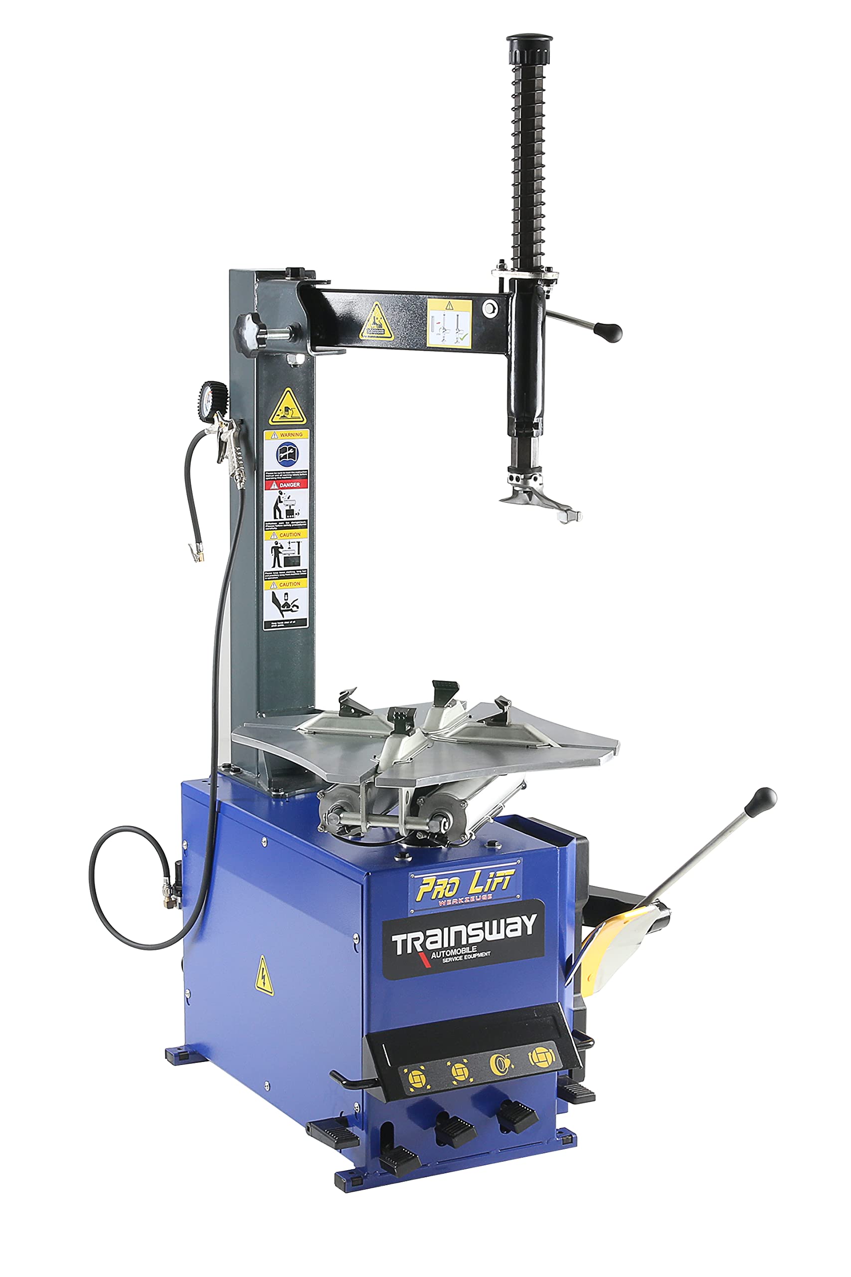 Démonte-pneus 10" à 24" avec tête de montage pour jantes en aluminium - Changeur de pneus