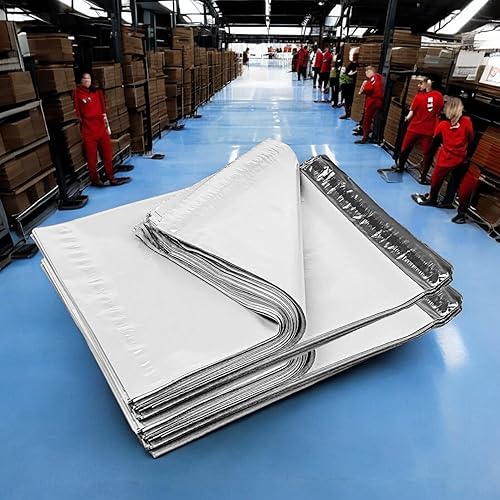 Miniatura 9 de iMBAPrice Paquete de 200 sobres de polietileno de 7.5 x 10.5 pulgadas, color negro #2, bolsas de sobres de envío de polietileno autoadhesivas,