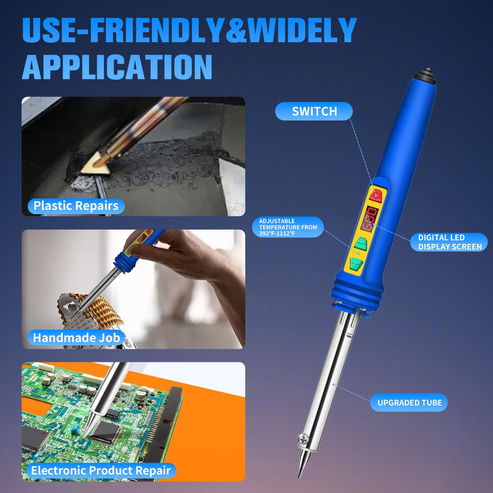 100W 220V Plastic Welding Machine Soldering Iron Set, Plastic - View #8