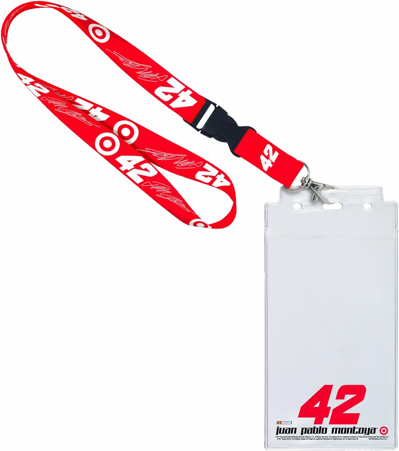 NASCAR Juan Pablo Montoya Credential Holder Sports Fan