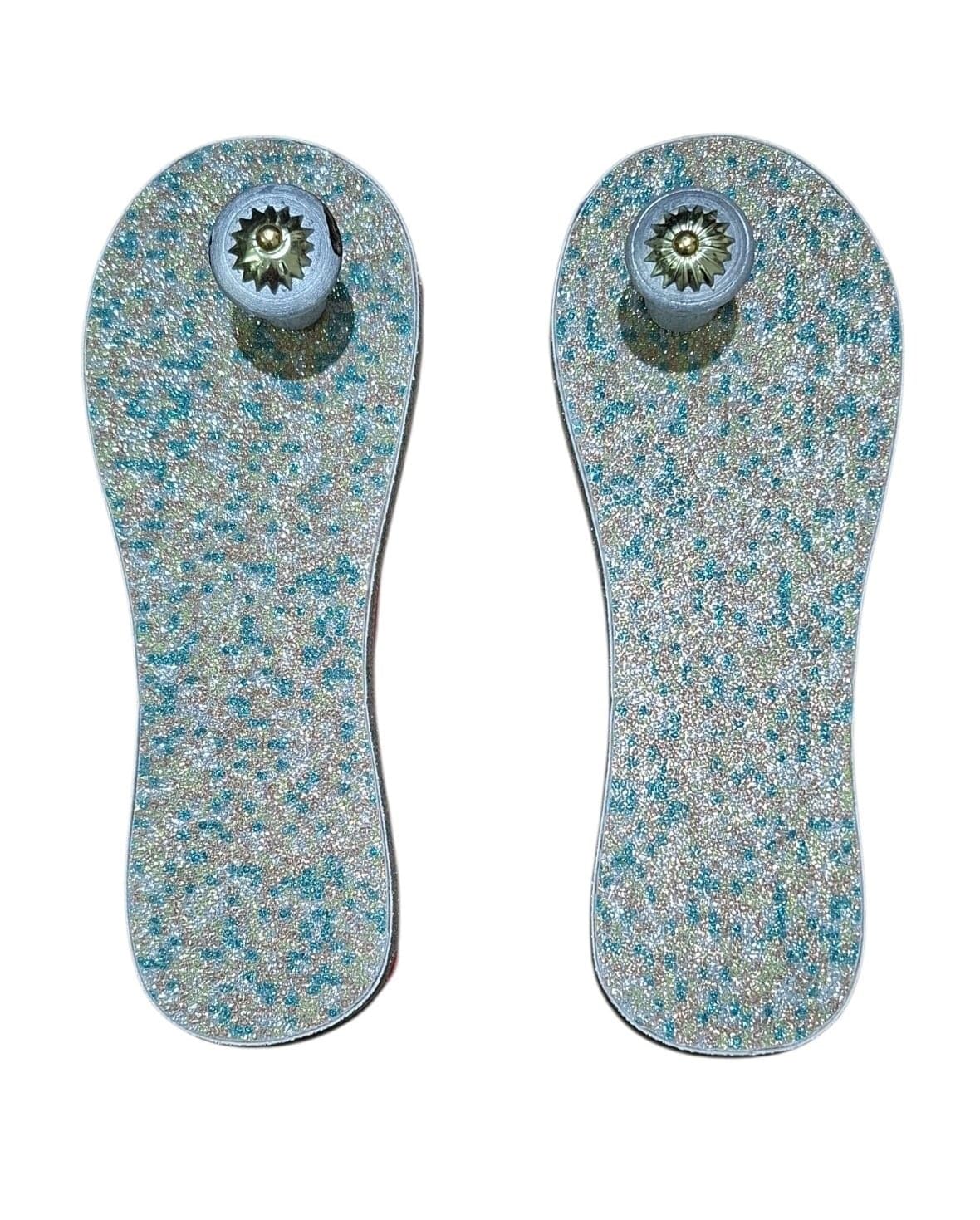 MN Salezone Wooden Multicolor Khadau/Yoga Slipper | Decorative Item For Temple/ Suitable For Men And Women.-image-0