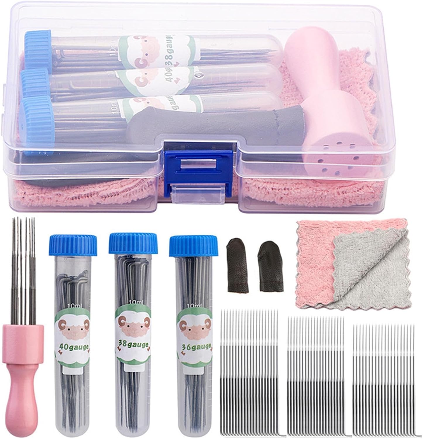 Wool Felting Kit Needle Felting Wool Tools Kit Doll Making Set