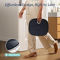 Vista 6 de Etekcity Báscula recargable inteligente para peso corporal, IMC, grasa, masa muscular, báscula digital de baño con 13 métricas, modo secreto