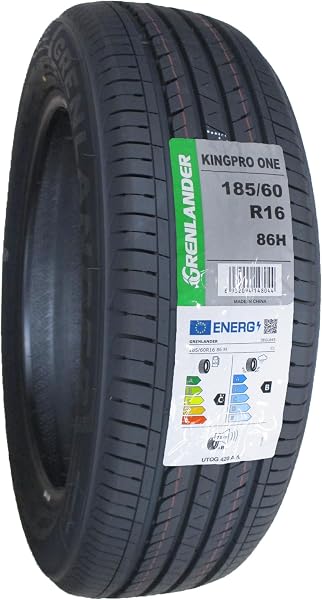 GRENLANDER(グリンランダー) サマータイヤ KINGPRO ONE 185/60R16 86H 4本セット - 3