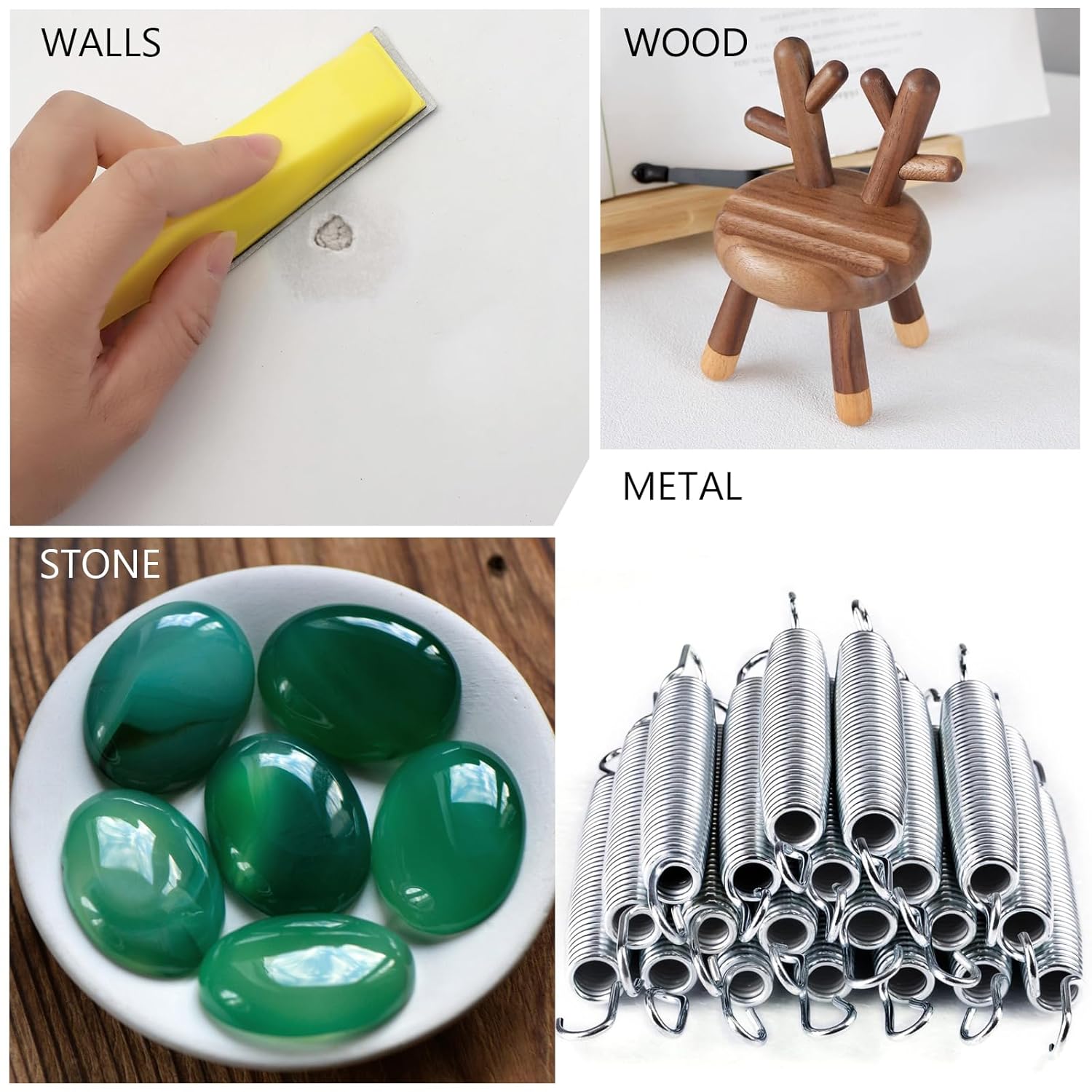 Hand Sander Kit, Assorted Micro Sander Sand Paper 80 150 240 320 400 600 Grits Hoop and Loop Sandpaper with 2pcs Detail Sanders for DIY Crafts Wood Polishing, 6 Rolls 6 Meters/roll