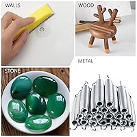 Vista 8 de Kit de lijadora manual, microlijadora surtida, papel de lija de 120, 180, 360, 600 granos, con 2 lijadoras de detalles para manualidades, pulido