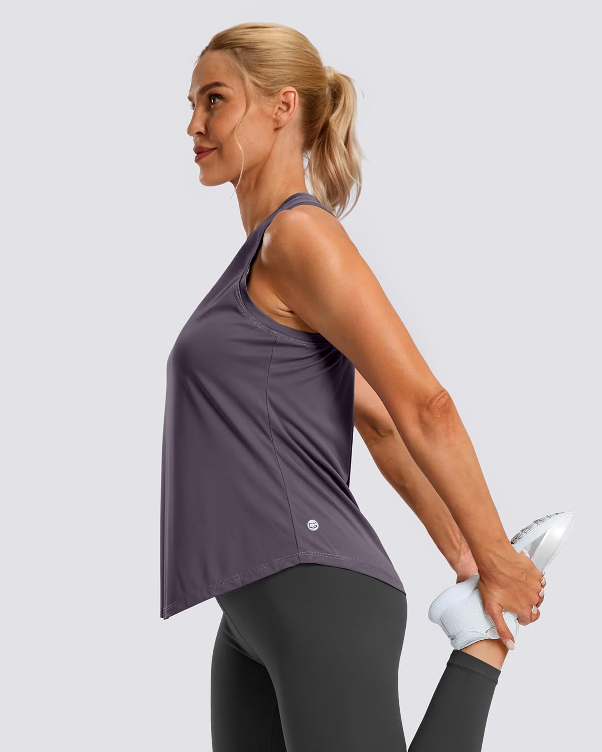  Women's Workout Tank Tops Racerback Athletic ym Shirts | Lihtweiht, Quick Dry, Breathable, Moisture Wickin, Loose Fit, Sleeveless, for Runnin Yoa Sports Tennis Pilates thumbnail
