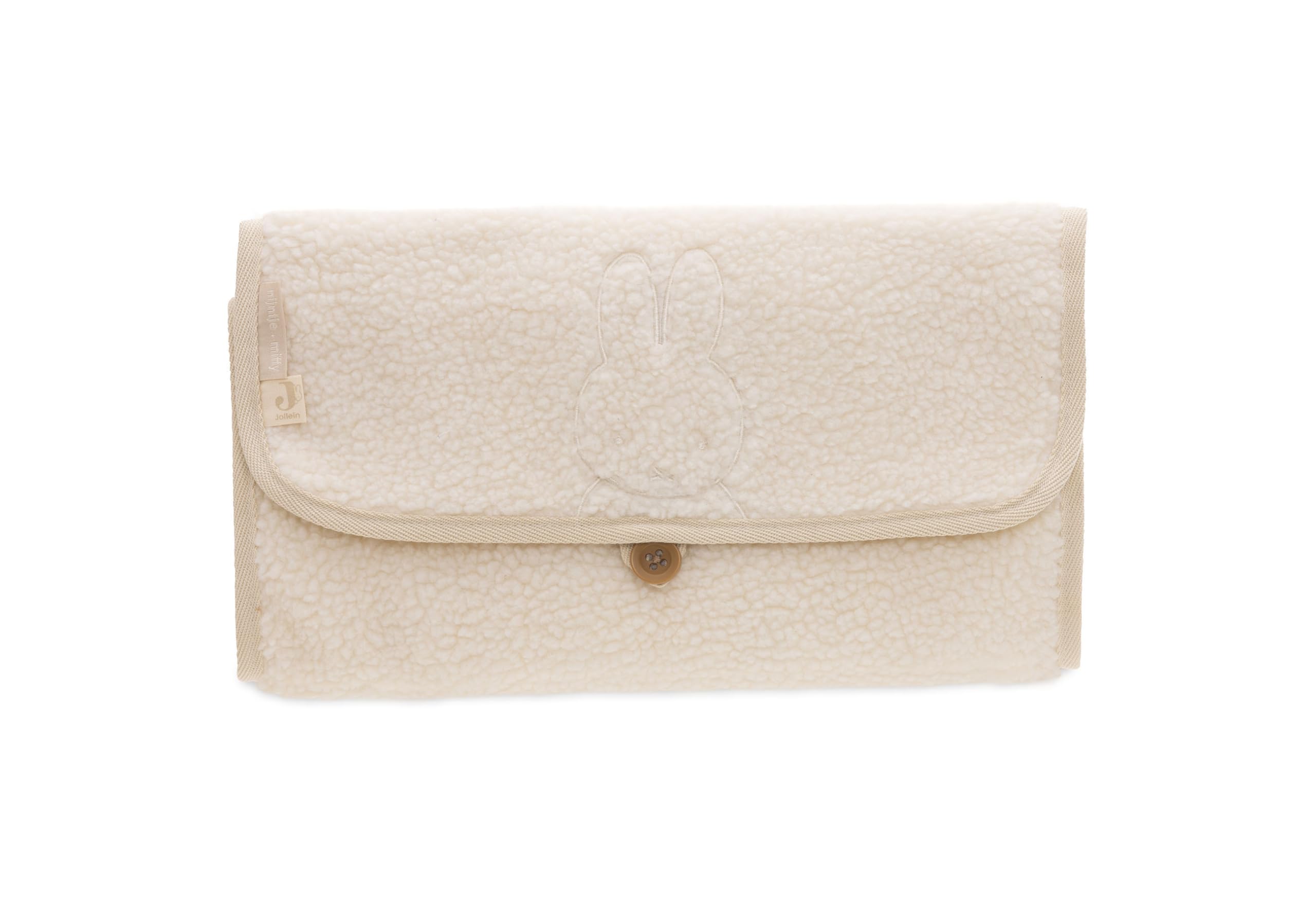 Jollein Changing Mat Baby - Teddy Miffy, Oatmeal - Cotton, Polyester - 71 x 70 cm