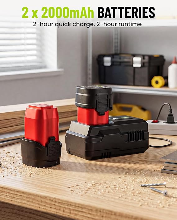 Robustrue 16.8V Cordless Brushless Impact Driver Kit 1/4