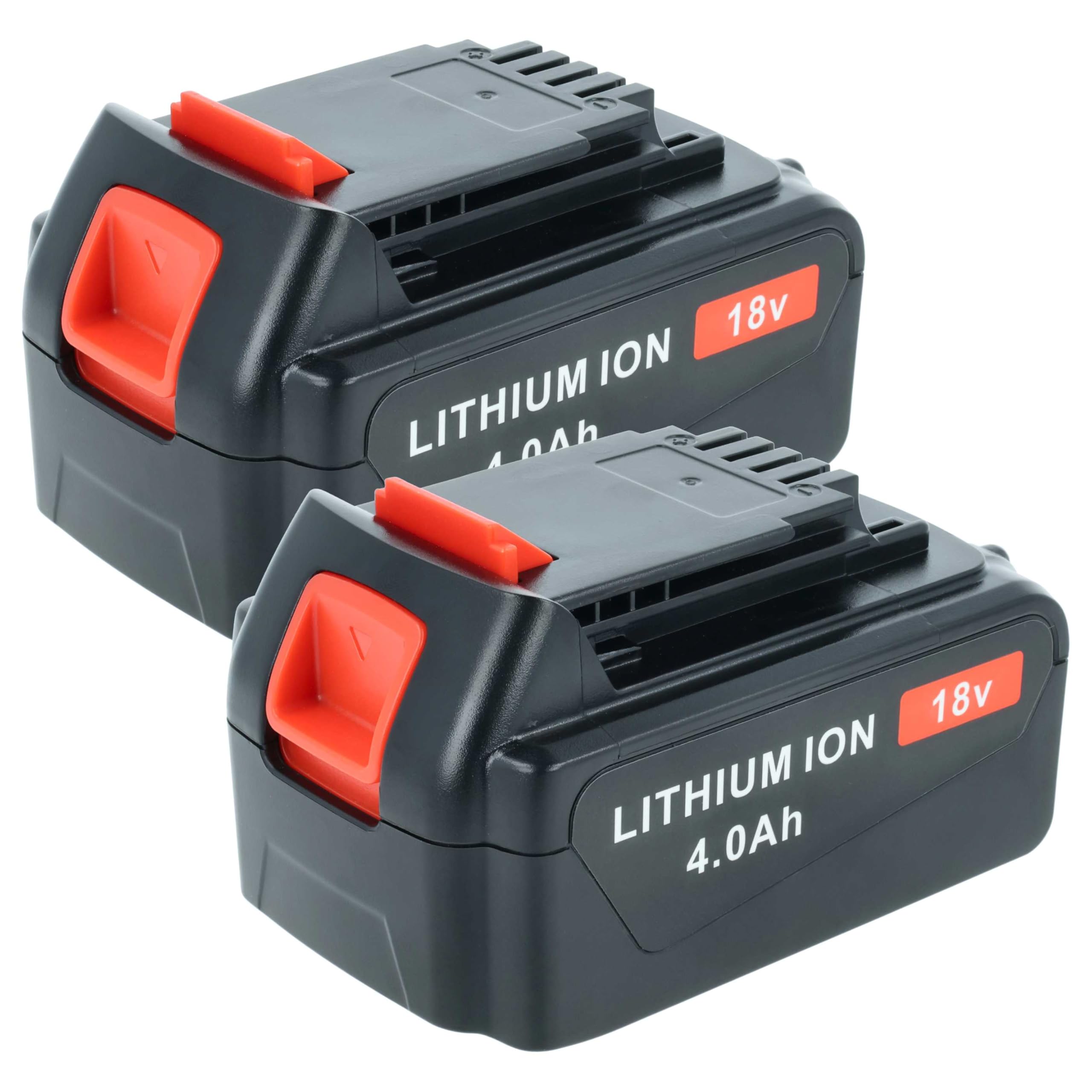 vhbw 2 x bateria kompatybilna z Black & Decker GLC1815L, GLC1823, GLC1825L, GLC2500, GLC1825LB, GLC2500L elektronarzędzia (4000 mAh, Li-Ion, 18 V)