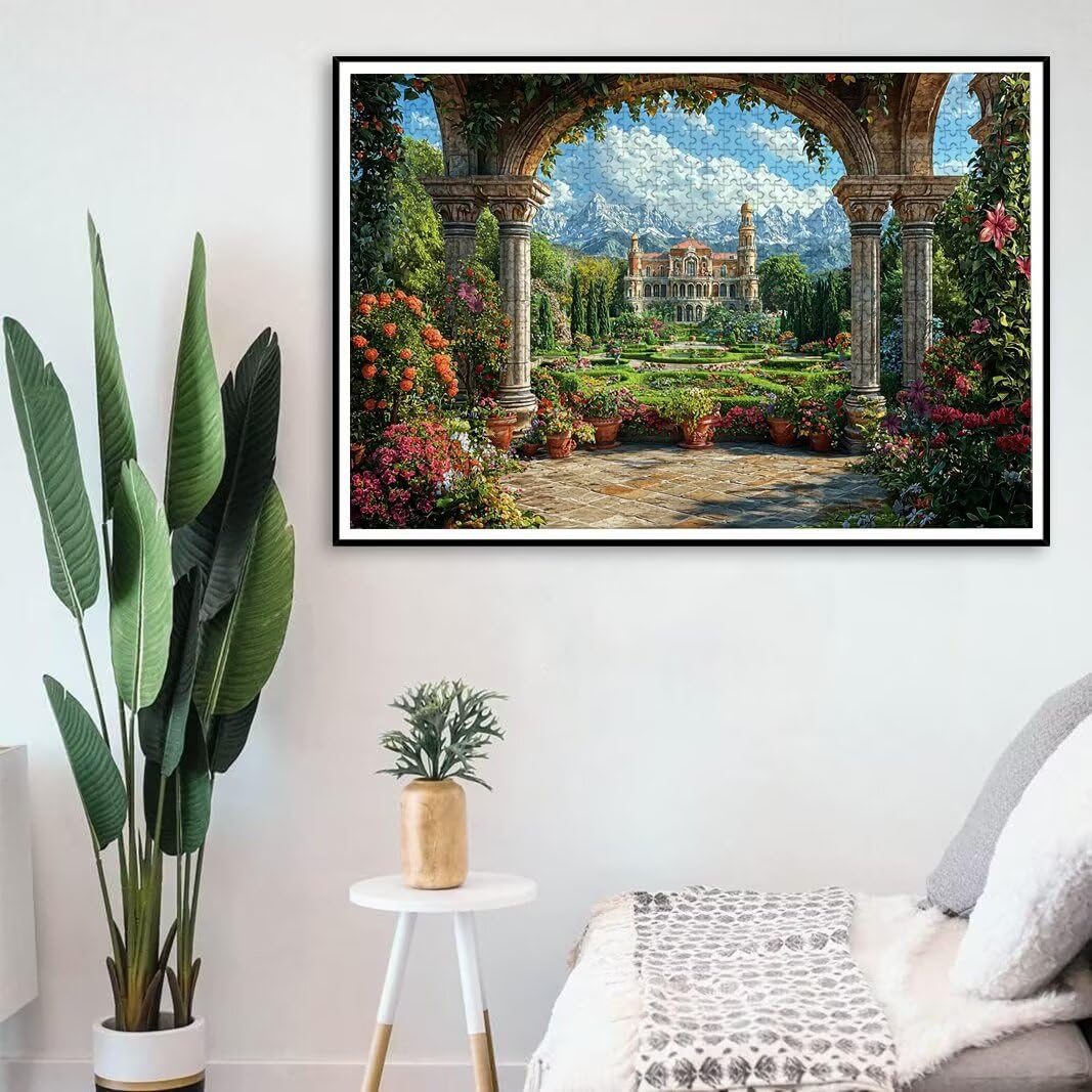 Puzzle Jardín, Puzzle 3000 Piezas, Rompecabezas, Regalo Mujer, Decor -8248