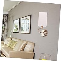 Vista 6 de DECHOUS Elegante pantalla cuadrada de tela para lámpara sobre bombilla para luces, fácil de instalar, regalo