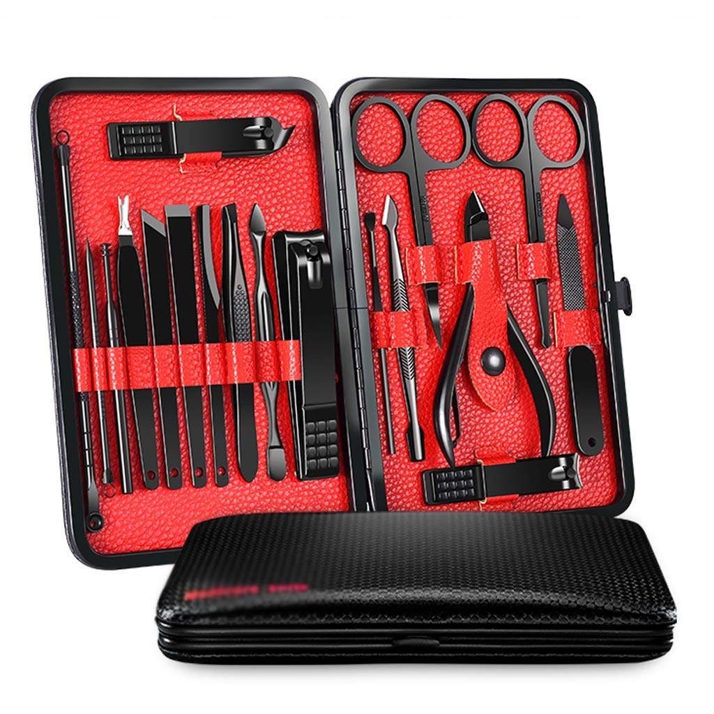 18pcs Set Multifunction Nail Trimming Tool Nail Clippers Set Beauty Scissors Manicure Pedicure Nail Clippers Kit