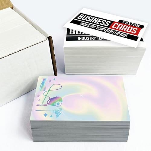 Vista 19 de Tarjetas de visita personalizadas, 100 tarjetas de visita imprimibles en la parte delantera y trasera, personalizadas con tu logotipo, papel mate