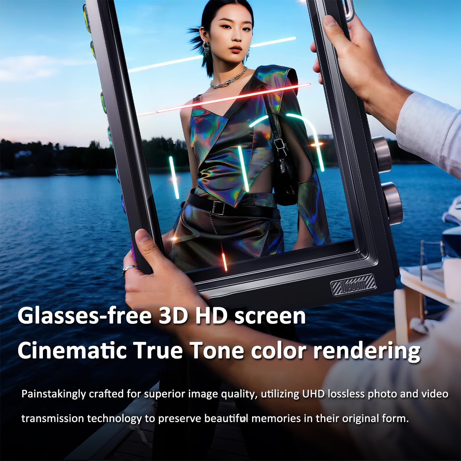 Cornice digitale con display HD, sistema operativo intelligente e quadrante personalizzato per decorazioni domestiche personalizzate