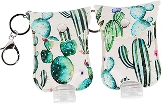 FOMIYES 2 Sets Flamingo Wash Bottle Travel Cosmetic Containers Mini Lotion Mini Key Ring Hand Liquid Bottle Keychain Bottle Holder Travel Container Keychain Mini Leather Bottle Case Manual