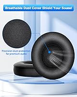 Vista 5 de Link Dream Almohadillas de Repuesto Beats Solo 3 Beats Solo 2 Almohadillas de Repuesto para Oído Cojines de Espuma Viscoelástica Fundas