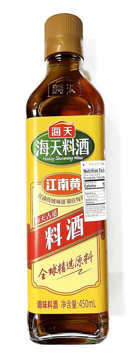 海天料酒 Hai Tian Liao Jiu Haday Rice seasoning cooking wine michiu 450 ml (1 Pack