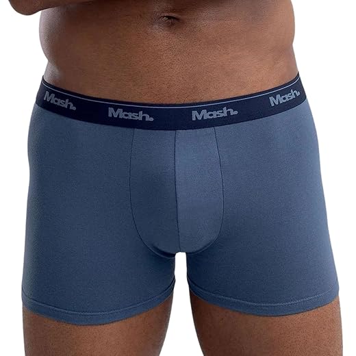 Cueca Boxer Mash Algodão Cotton Respirável Hipoalergênica Masculina
