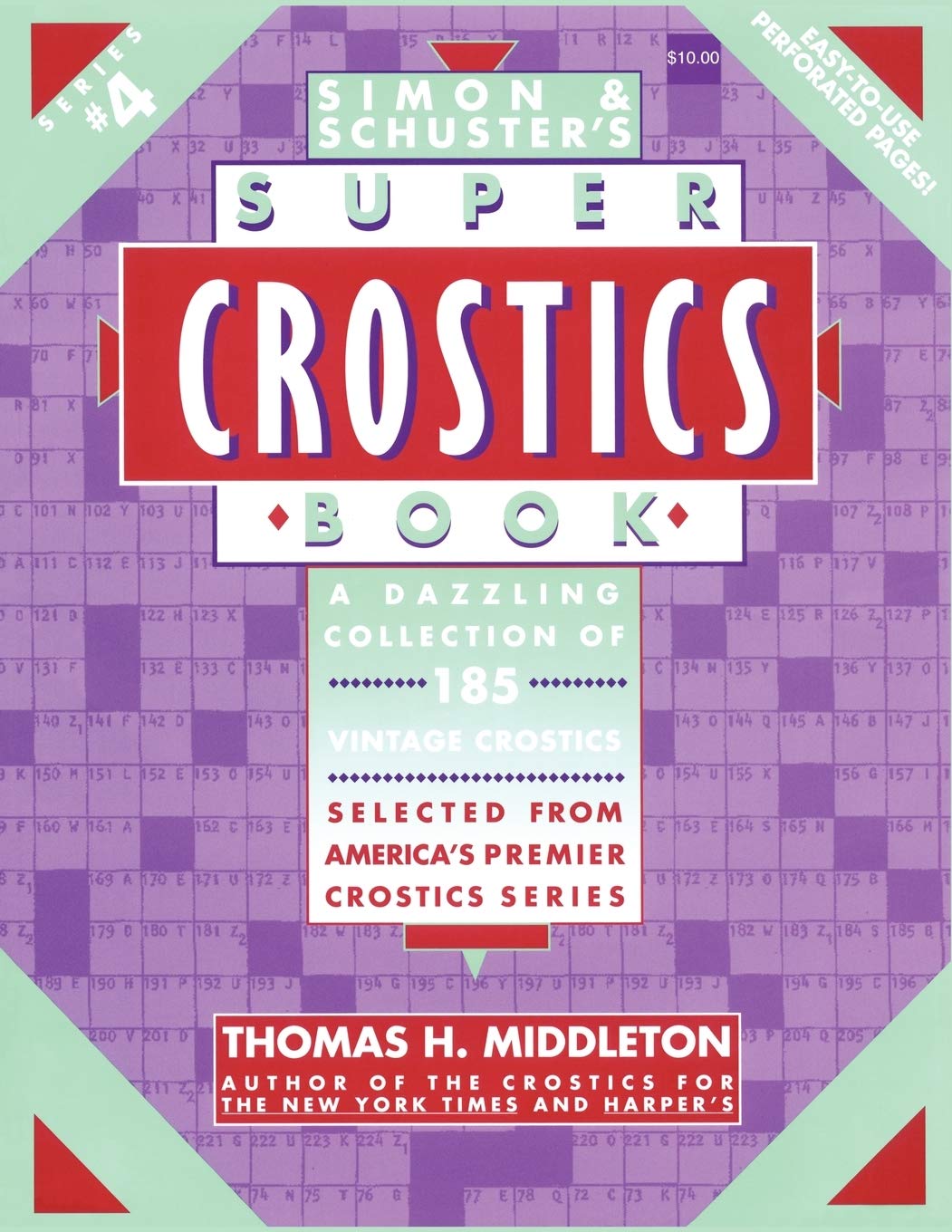 Simon & Schuster's Super Crostics Book, Series No. 4