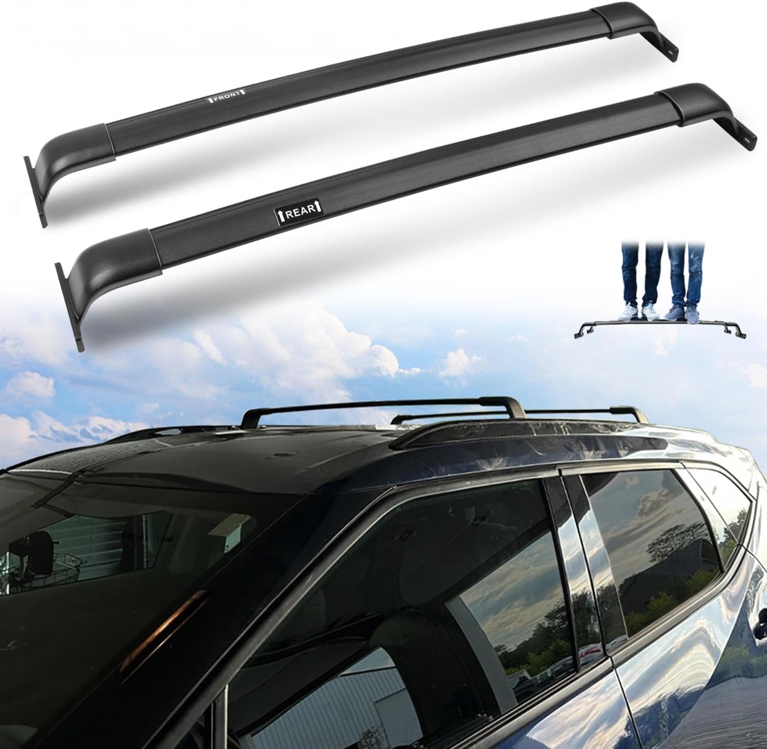 220 LBS Cross Bars Roof Racks for Chevy Blazer 2019-2025, Not Fit ...
