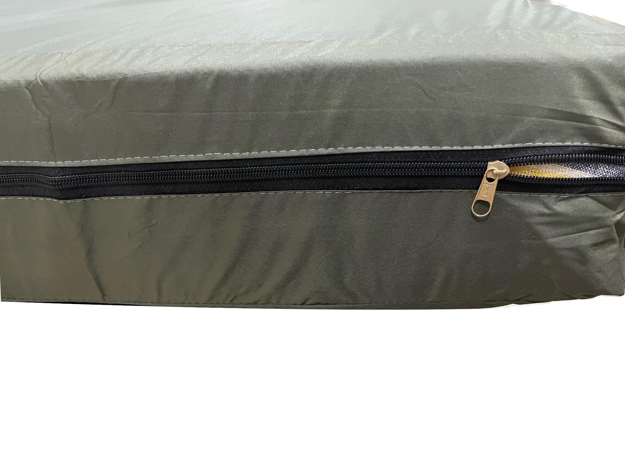 Ganpati Furnshing 36”x75”x8” PVC 100% Waterproof Mattress Cover with Chain/Zip – Solid Color