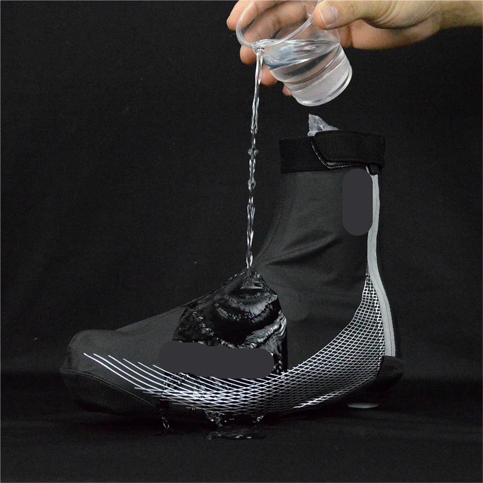 2 pares de cubiertas for zapatos ciclismo, impermeables for, for a prueba viento para Protección