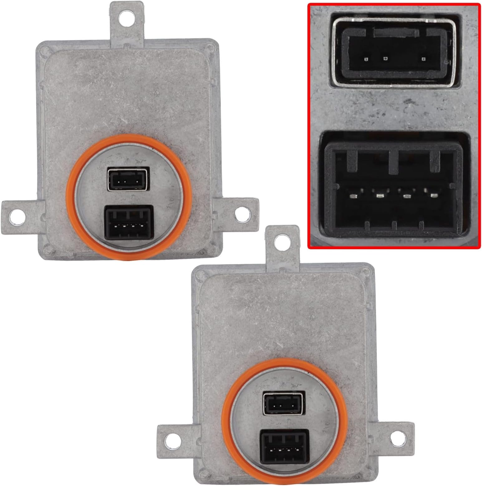 x2 HID Xenon Headlight Ballast Control Unit Module Replacement Compatible With Audi S3 Hatchback 2013-2015 - 8K0941597B 1307329315