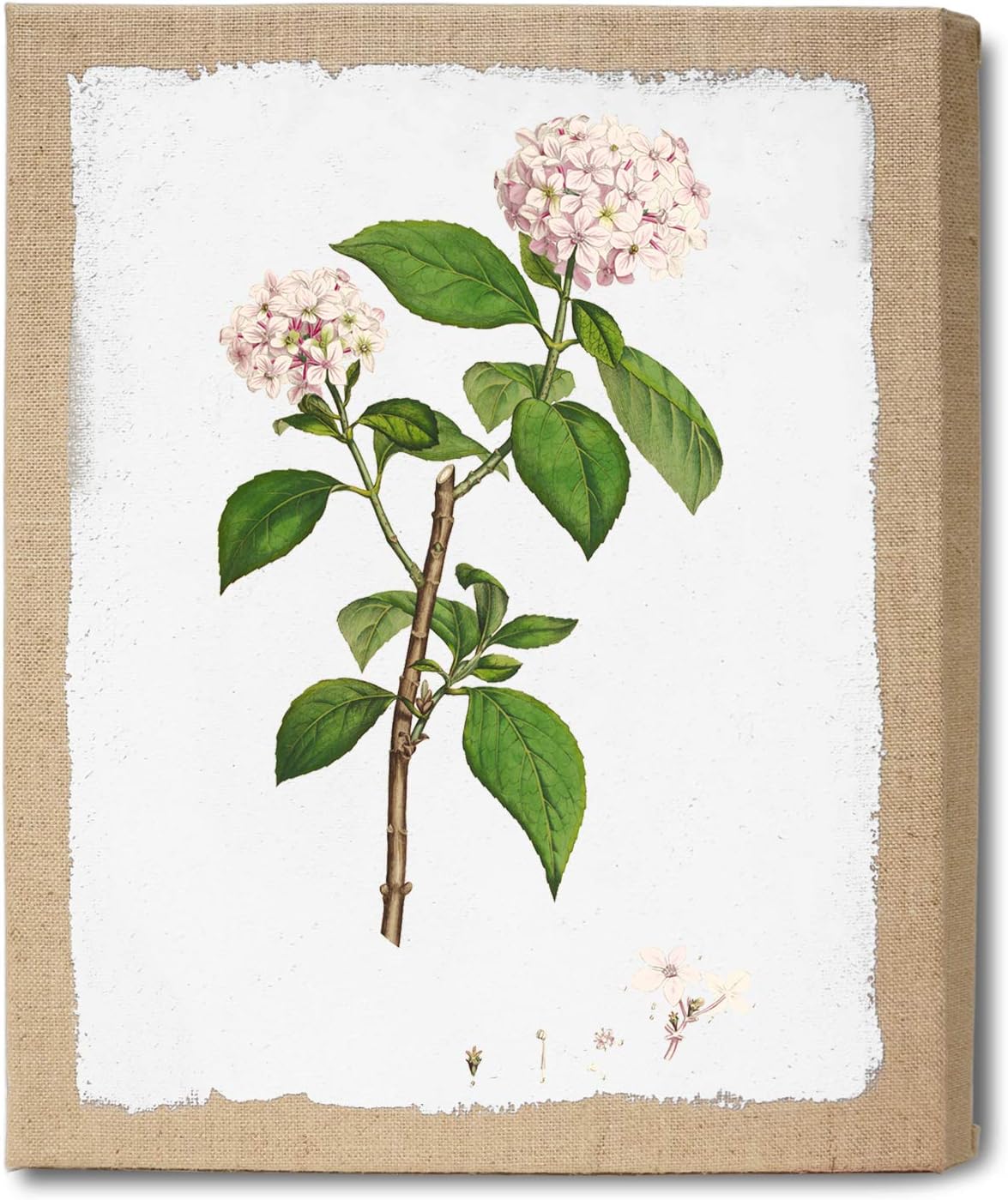 painting on burlap canvas