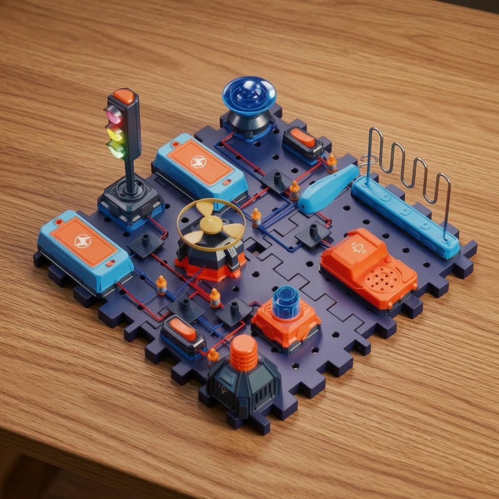 Kit Elettronico Sperimentale Creativo, Confezione Inglese A Tema Spaziale, Modello SD808, Set da 30 Pezzi