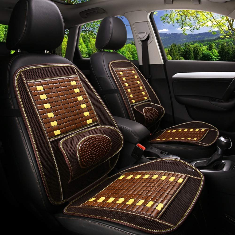 Coprisedile Estivo OCEANO Per Auto - Traspirante, Antiscivolo, Con Massaggio Ergonomico - Adatto Anche Per Sedie Da Ufficio E Poltrone