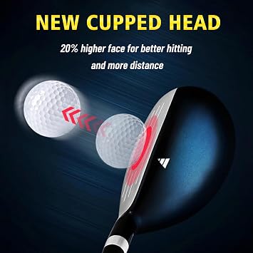 PGM G300 Men’s Right-Handed Golf Driver, Titanium Head, Stiff Flex | 65g Graphite Shaft, Low Spin, Straighter Shots, Longer Distance, Stable Launch, Suitable for Developing Golfers