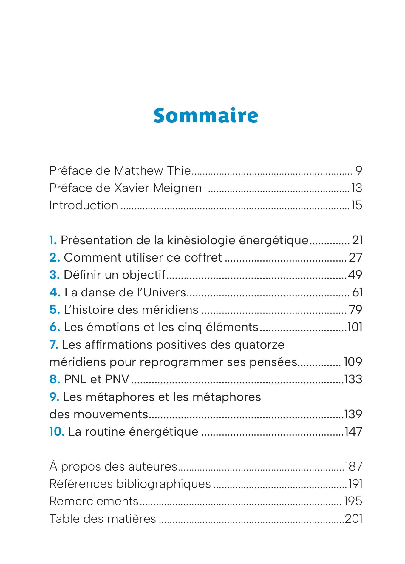 Les cartes de La santé par le Toucher