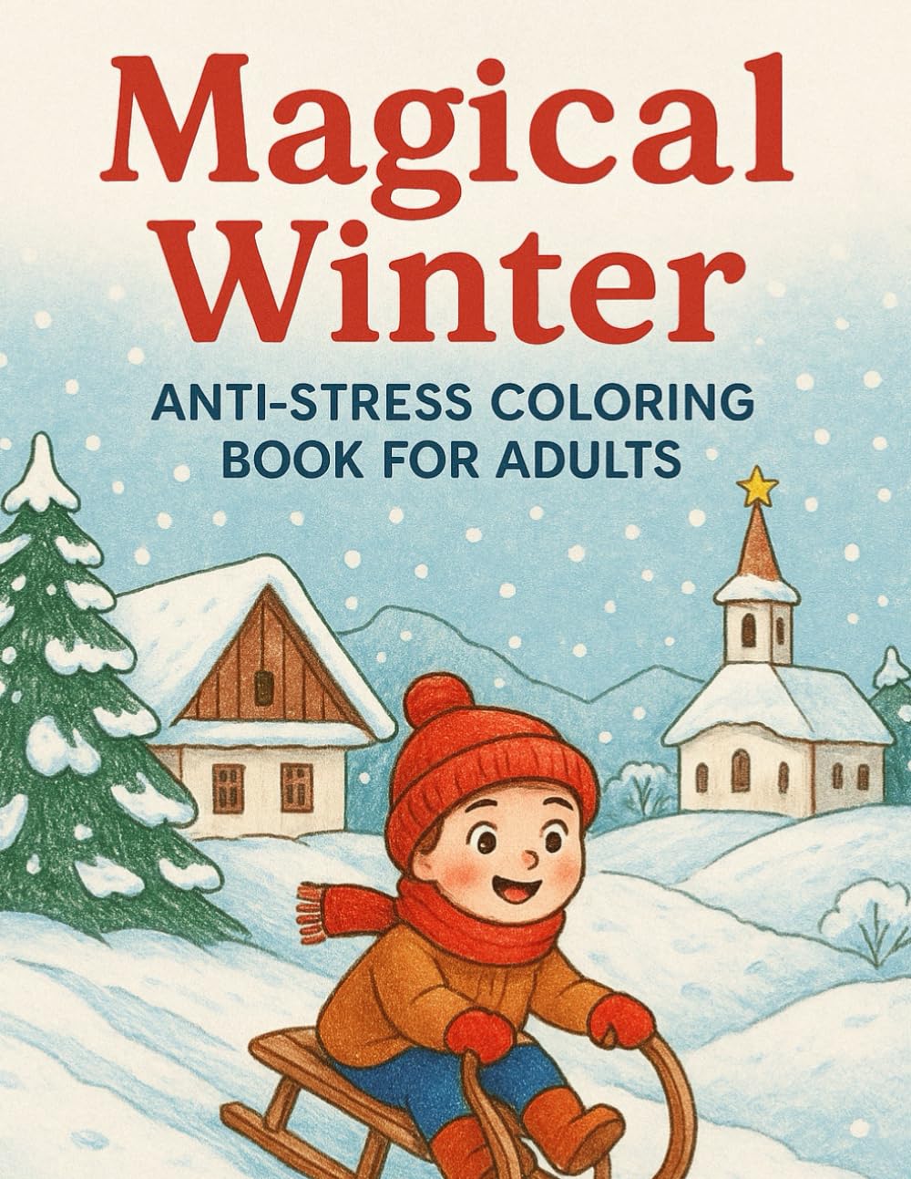 Magical Winter | Anti-stress coloring book for adults: Relax and unwind with nostalgic winter scenes and Christmas magic